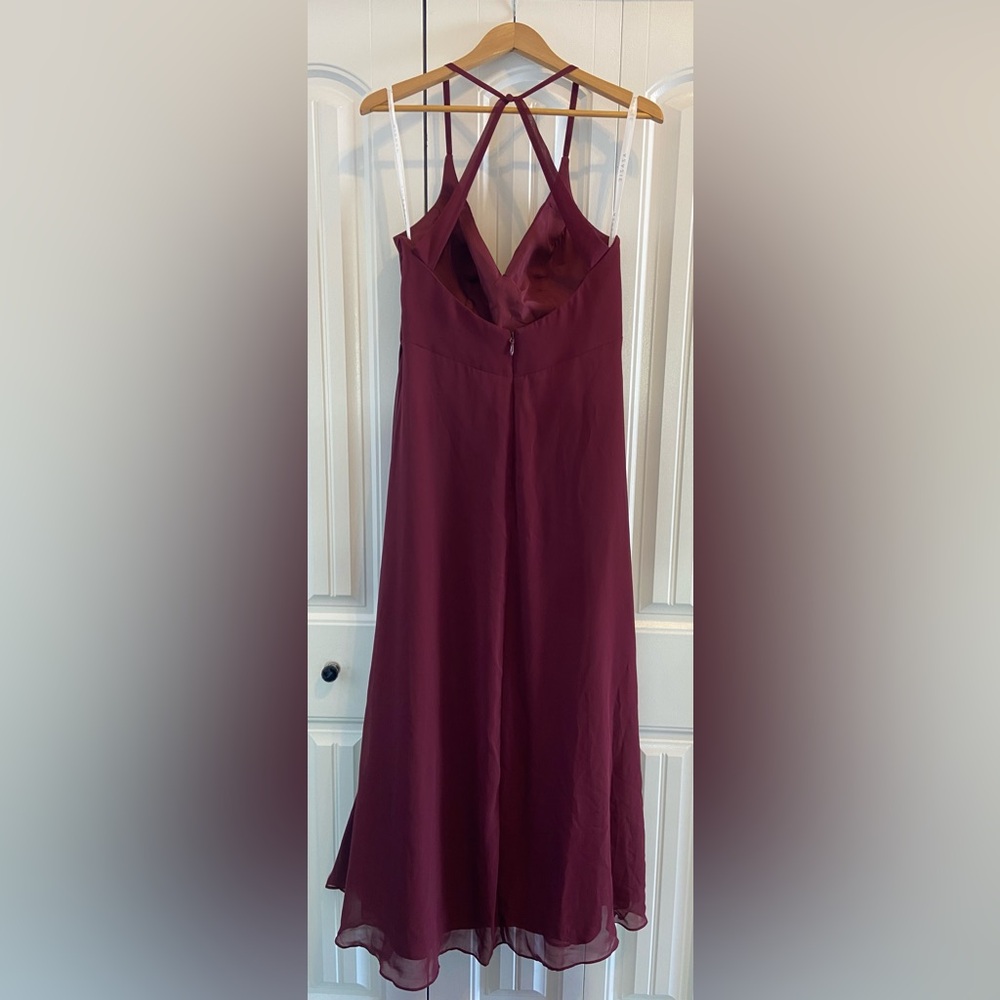 Azazie Wine Dress - Picture 3 of 6